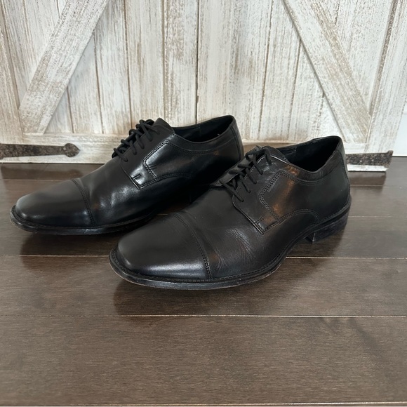 Johnston & Murphy Other - J. Murphy by Johnston & Murphy Men's Black Oxford Cap Toe Classic Size 9W